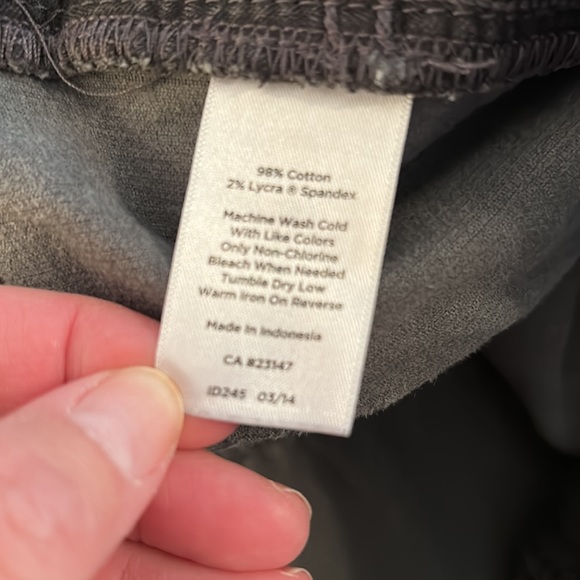 Talbots gray corduroy straight leg pants - 14P - Picture 5 of 5